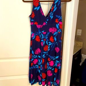 Cynthia Rowley tropical print dress, size small